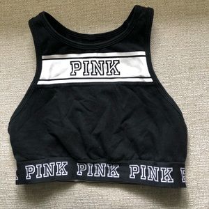 PINK High-Neck Sports Bra